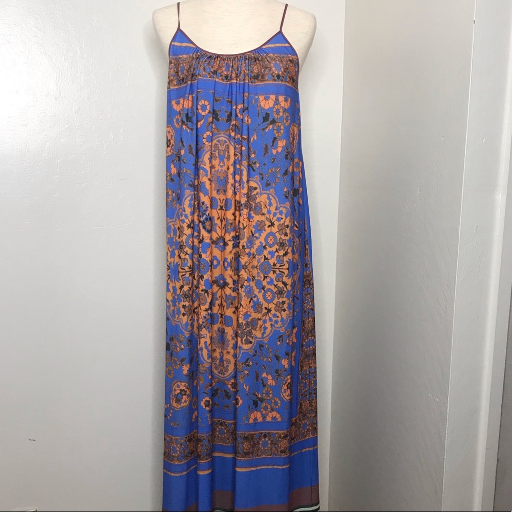 Anthropologie Dream Daily Tile Burst Maxi Dress